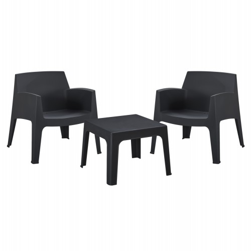 ΣΕΤ LOUNGE 3ΤΜΧ SLEEK HM21274 02 ΜΑΥΡΟ ΠΟΛΥΠΡΟΠΥΛΕΝΙΟ c502853