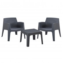 ΣΕΤ LOUNGE 3ΤΜΧ SLEEK HM21274 10 ΓΚΡΙ ΠΟΛΥΠΡΟΠΥΛΕΝΙΟ c502856