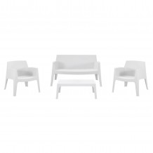 ΣΕΤ LOUNGE 4ΤΜΧ SLEEK HM21275 01 ΛΕΥΚΟ ΠΟΛΥΠΡΟΠΥΛΕΝΙΟ c502860