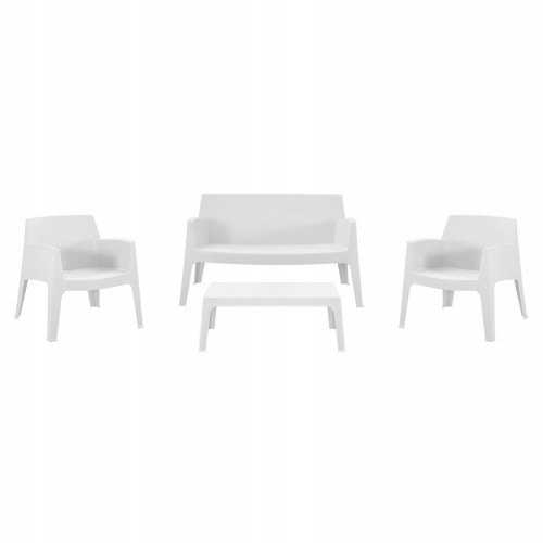 ΣΕΤ LOUNGE 4ΤΜΧ SLEEK HM21275 01 ΛΕΥΚΟ ΠΟΛΥΠΡΟΠΥΛΕΝΙΟ c502860