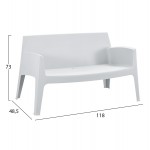 ΣΕΤ LOUNGE 4ΤΜΧ SLEEK HM21275 01 ΛΕΥΚΟ ΠΟΛΥΠΡΟΠΥΛΕΝΙΟ c502860