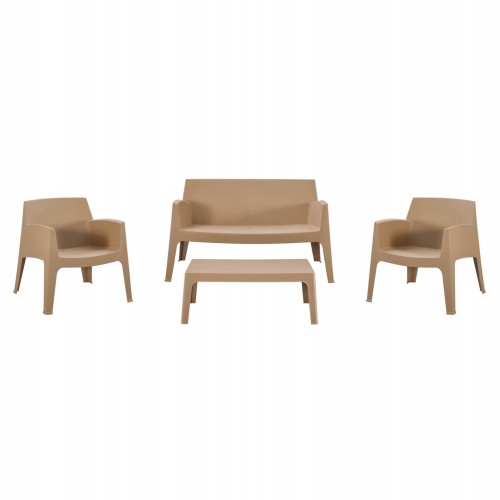 ΣΕΤ LOUNGE 4ΤΜΧ SLEEK HM21275 03 ΚΑΠΟΥΤΣΙΝΟ ΠΟΛΥΠΡΟΠΥΛΕΝΙΟ c502862