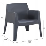 ΣΕΤ LOUNGE 4ΤΜΧ SLEEK HM21275 10 ΓΚΡΙ ΠΟΛΥΠΡΟΠΥΛΕΝΙΟ c502864