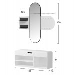 ΣΕΤ ΕΙΣΟΔΟΥ 2ΤΜΧ CHERYL HM21276 01 ΜΕΛΑΜΙΝΗ ΣΕ ΛΕΥΚΟ--ΟΨΗ ΜΑΥΡΟ ΜΑΡΜΑΡΟ c502865