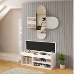 ΣΕΤ ΕΙΣΟΔΟΥ 2ΤΜΧ CHERYL HM21276 02 ΜΕΛΑΜΙΝΗ ΣΕ ΛΕΥΚΟ--SONAMA c502866