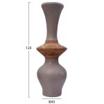 ΔΙΑΚΟΣΜΗΤΙΚΟ ΒΑΖΟ ΔΑΠΕΔΟΥ NEBULA HM4660 05S FIBER CEMENT TAUPE--ΞΥΛΟ ΤΕΑΚ Φ45x120Υεκ c502875