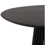 ΤΡΑΠΕΖΙ ΤΡΑΠΕΖΑΡΙΑΣ ΣΤΡΟΓΓΥΛΟ FRANTZ HM9388 02 ΜΑΣΙΦ ΞΥΛΟ MINDI BLACK Φ118x79Υεκ c502878