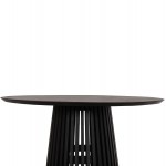 ΤΡΑΠΕΖΙ ΤΡΑΠΕΖΑΡΙΑΣ ΣΤΡΟΓΓΥΛΟ FRANTZ HM9388 02 ΜΑΣΙΦ ΞΥΛΟ MINDI BLACK Φ118x79Υεκ c502878