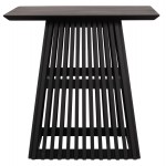 ΤΡΑΠΕΖΙ ΤΡΑΠΕΖΑΡΙΑΣ ΤΕΤΡΑΓΩΝΟ FRANTZ HM9458 02 MINDI ΞΥΛΟ ΜΑΥΡΟ 80x80x78Yεκ c502879