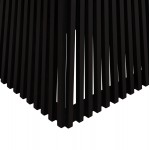 ΤΡΑΠΕΖΙ ΤΡΑΠΕΖΑΡΙΑΣ ΤΕΤΡΑΓΩΝΟ FRANTZ HM9458 02 MINDI ΞΥΛΟ ΜΑΥΡΟ 80x80x78Yεκ c502879