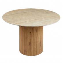 ΤΡΑΠΕΖΙ ΤΡΑΠΕZΑΡΙΑΣ TWIL HM18324 ΚΕΡΑΜΙΚΟ TOP ΟΨΗ ΤΡΑΒΕΡΤΙΝΑΣ-MDF ΒΑΣΗ Φ126x77Υεκ c502885