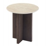 ΤΡΑΠΕΖΙ ΒΟΗΘΗΤΙΚΟ SKY HM18330 ΚΕΡΑΜΙΚΟ TOP ΟΨΗ ΤΡΑΒΕΡΤΙΝΑΣ-MDF ΒΑΣΗ ΚΑΦΕ Φ45x50Υεκ c502890