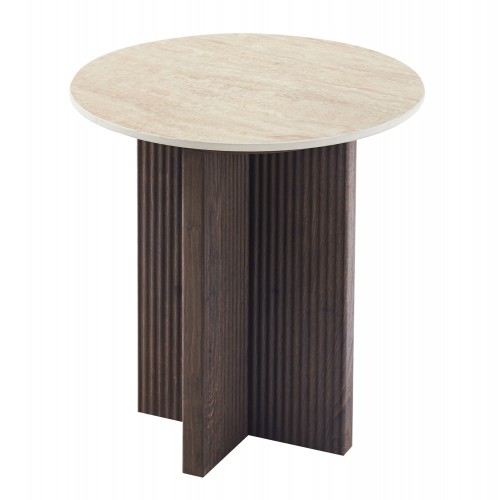 ΤΡΑΠΕΖΙ ΒΟΗΘΗΤΙΚΟ SKY HM18330 ΚΕΡΑΜΙΚΟ TOP ΟΨΗ ΤΡΑΒΕΡΤΙΝΑΣ-MDF ΒΑΣΗ ΚΑΦΕ Φ45x50Υεκ c502890