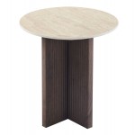 ΤΡΑΠΕΖΙ ΒΟΗΘΗΤΙΚΟ SKY HM18330 ΚΕΡΑΜΙΚΟ TOP ΟΨΗ ΤΡΑΒΕΡΤΙΝΑΣ-MDF ΒΑΣΗ ΚΑΦΕ Φ45x50Υεκ c502890