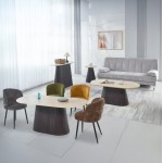 ΣΕΤ 3 ΤΡΑΠΕΖΙΑ 1 ΚΟΝΣΟΛΑ CATER HM21261 ΚΕΡΑΜΙΚΟ TOP ΟΨΗ ΤΡΑΒΕΡΤΙΝΑΣ-MDF ΒΑΣΗ ΚΑΦΕ c502895