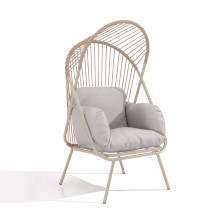 SUN ΠΟΛΥΘΡΟΝΑ BEIGE 75x69x135 5cm c502936