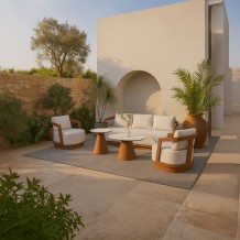 TORRE ΣΑΛΟΝΙ SET 1 2 2 TERRACOTTA c502942