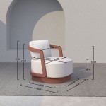 TORRE ΣΑΛΟΝΙ SET 1 2 2 TERRACOTTA c502942