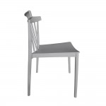 FLOW ΚΑΡΕΚΛΑ ΓΚΡΙ ΑΝΟΙΧΤΟ 51x50x76cm c502944