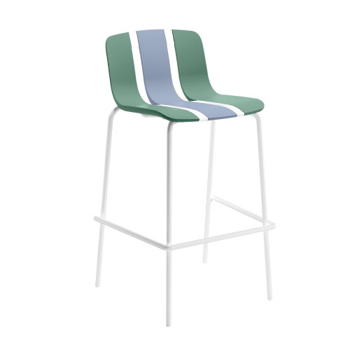 ART ΣΚΑΜΠΟ BAR ΠΡΑΣΙΝΟ ΜΠΛΕ 52 5x52x103cm c502959