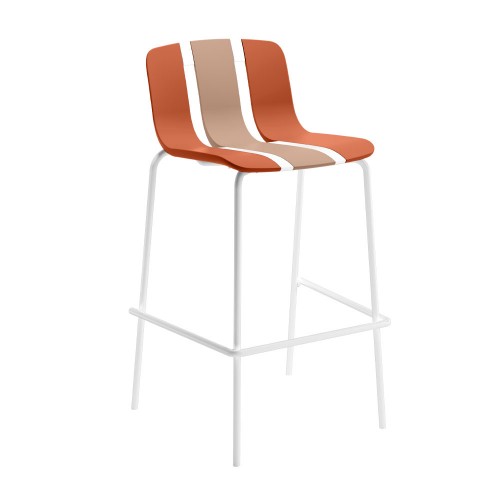 ART ΣΚΑΜΠΟ BAR ΠΟΡΤΟΚΑΛΙ ΡΟΖ 52 5x52x103cm c502960