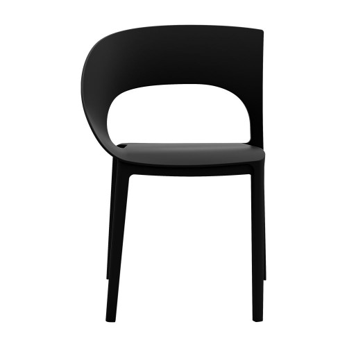 FRIENDS ΚΑΡΕΚΛΑ ΜΑΥΡΟ 54x60x82 5cm c502963