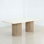 PORTO ΤΡΑΠΕΖΙ ΛΕΥΚΟ 240x110x80cm c502972