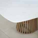 SIRACUSA ΤΡΑΠΕΖΙ ΛΕΥΚΟ 220x110x79cm c502973