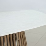 SIRACUSA ΤΡΑΠΕΖΙ ΛΕΥΚΟ 220x110x79cm c502973