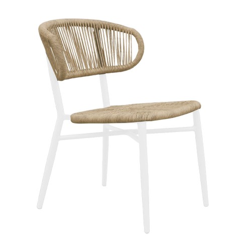 SEDAI ΚΑΡΕΚΛΑ ΛΕΥΚΟ ΦΥΣΙΚΟ 55x60x78cm c502988