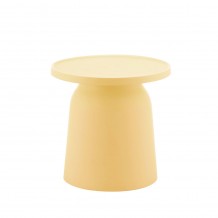 DOMI COFFEE TABLE ΜΟΥΣΤΑΡΔΙ 47x47x46cm c502998