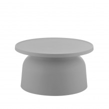 DOMI COFFEE TABLE ΓΚΡΙ 67x67x36cm c503004