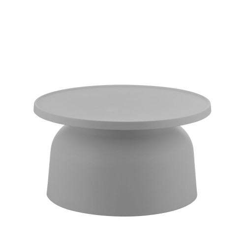 DOMI COFFEE TABLE ΓΚΡΙ 67x67x36cm c503004