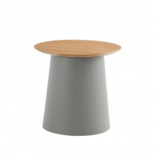 ZENTRA COFFEE TABLE ΦΥΣΙΚΟ ΓΚΡΙ 50x50x47 5cm c503007