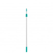 Κοντάρι τηλεσκοπικό αλουμινίου 2 5μ 2x1 25m με Ιταλικό σπείρωμα πράσινη λαβή TTS Cleaning c503389