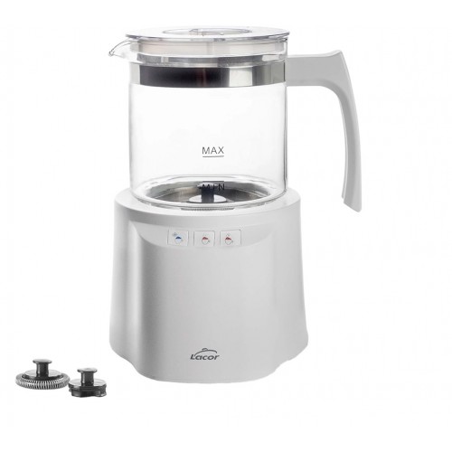 Μηχανή για Αφρόγαλα για Κρύο και Ζεστό Γάλα 115ml Θέρμανση 250ml 600W φ12x19 5cm Lacor c503393 Μηχανή για Αφρόγαλα για Κρύο και Ζεστό Γάλα 115ml Θέρμανση 250ml 600W φ12x19 5cm Lacor c503393