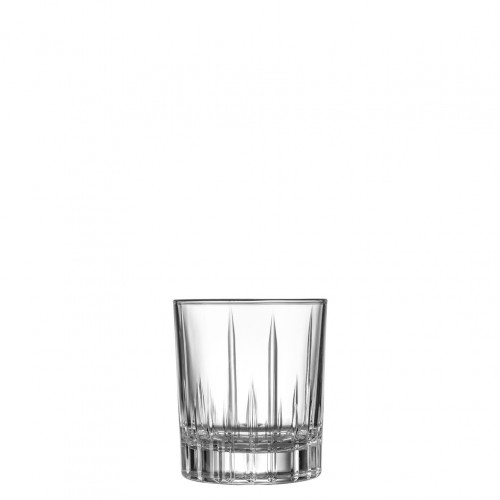 Ποτήρι Γυάλινο Σκαλιστό Χαμηλό 28cl φ8 2x8 9cm σειρά KALITA UNIGLASS Σετ 12 c503394