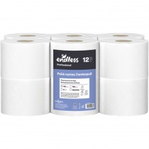 Ρολό Υγείας Centerpull 2φ για χρήση σε συσκευές υδατοδιαλυτό 142 μέτρων 460gr ENDLESS  Σετ 12 c503396