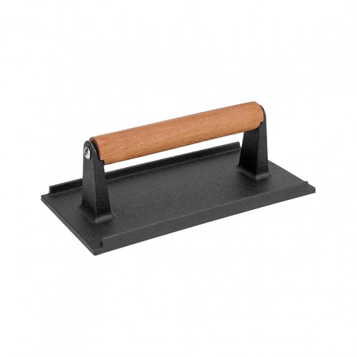 Βαρίδι Ψησίματος Μεταλλικό με Ξύλινη Λαβή 1 0kg 20 7x10 7x7cm c503443