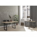 PLEGMA ΤΡΑΠΕΖΙ SONOMA ΜΑΥΡΟ 160x80x76 c503480