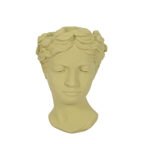 CEM ΒΑΖΟ 18x17x26 5cm CEMENT ΠΡΑΣΙΝΟ ΑΝΟΙΧΤΟ c503485