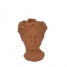 CEM ΒΑΖΟ 15 5x14 5x21 5cm CEMENT TERRACOTTA c503486