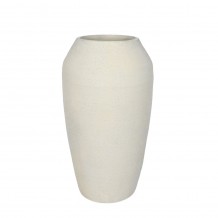 ASH ΒΑΖΟ 23 5x23 5x42cm ΚΕΡΑΜΙΚΟ ΑΣΠΡΟ c503496