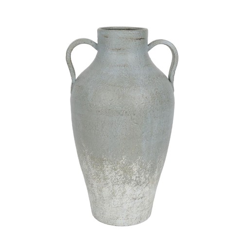 AMFORE ΒΑΖΟ 25x23x50cm ΜΕΤΑΛΛΟ ΓΚΡΙ ΜΠΛΕ c503503