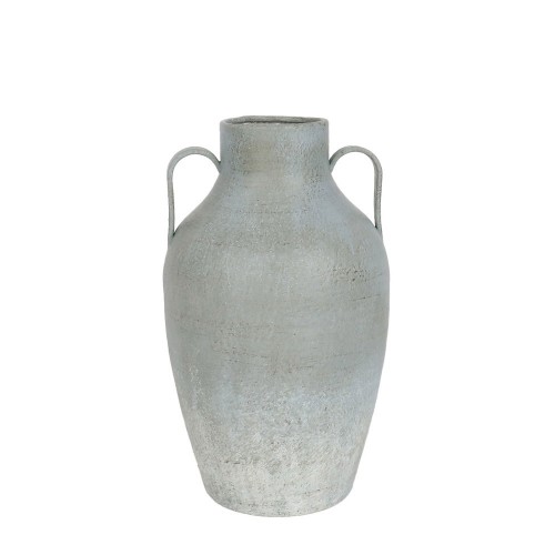 AMFORE ΒΑΖΟ 21x19x40cm ΜΕΤΑΛΛΟ ΓΚΡΙ ΜΠΛΕ c503504