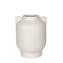 FORA ΒΑΖΟ 30x30x40cm MgO ΛΕΥΚΟ c503506