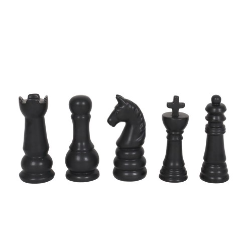 STRATEGO ΔΙΑΚΟΣΜΗΤΙΚΟ ΠΙΟΝΙ 6 8x6x15cm ΚΕΡΑΜΙΚΟ ΜΑΥΡΟ c503519
