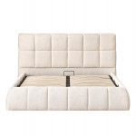 ΚΡΕΒΑΤΙ ΔΙΠΛΟ EDDY HM731 03 ΜΠΕΖ ΜΠΟΥΚΛΕ ΑΠΟΘΗΚΕΥΤΙΚΟΣ ΧΩΡΟΣ--ΣΤΡΩΜΑ 160x200εκ c503547