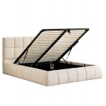 ΚΡΕΒΑΤΙ ΔΙΠΛΟ EDDY HM731 03 ΜΠΕΖ ΜΠΟΥΚΛΕ ΑΠΟΘΗΚΕΥΤΙΚΟΣ ΧΩΡΟΣ--ΣΤΡΩΜΑ 160x200εκ c503547