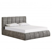 ΚΡΕΒΑΤΙ ΔΙΠΛΟ EDDY HM731 01 ΓΚΡΙ ΜΠΟΥΚΛΕ ΑΠΟΘΗΚΕΥΤΙΚΟΣ ΧΩΡΟΣ--ΣΤΡΩΜΑ 160x200εκ c503548